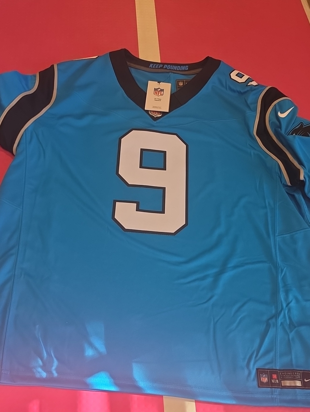 Bryce Young #9 Jersey Blue Nike NWT Men’s Size XXL MSRP $175 Panthers